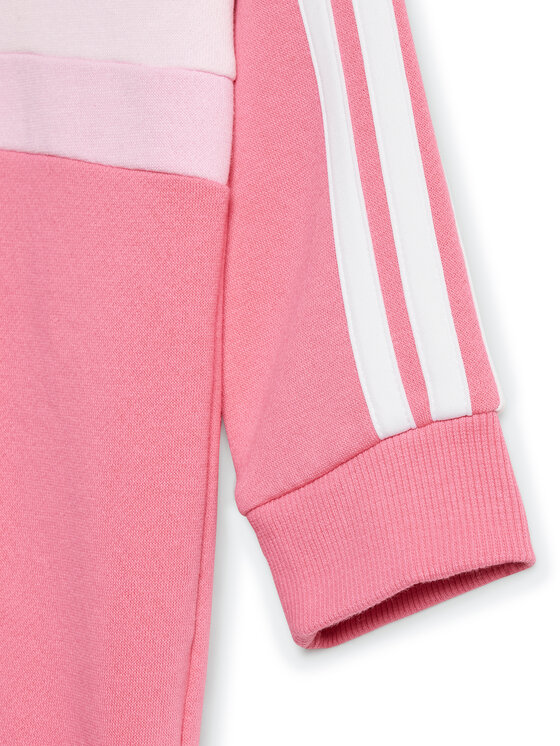 adidas adidas Pulóver és leggins szett Seasonal Essentials Tiberio 3-Stripes JC7501 Rózsaszín Slim Fit