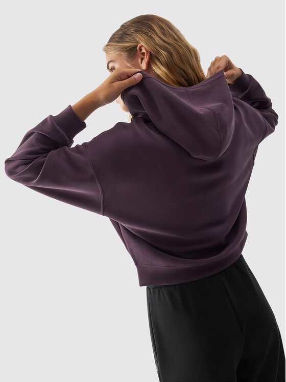 4F 4F Felpa 4FWAW24TSWSF1341-50S Viola Regular Fit