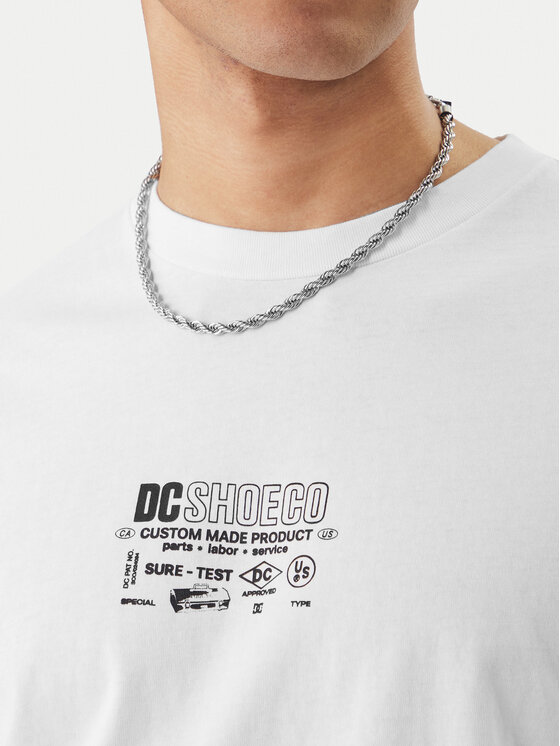 DC Shoes DC Shoes T-särk Made Custom EDYZT04368 Valge Regular Fit