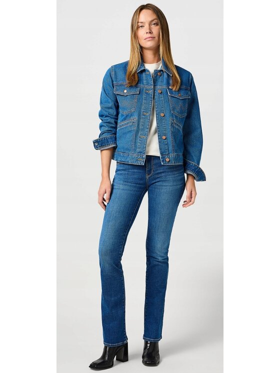 Wrangler Wrangler Jeansy Bootcut 625 Niebieski Bootcut Fit