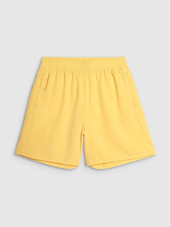4F 4F Shorts da mare 4FWSS25UBDSF149-71S Giallo Regular Fit