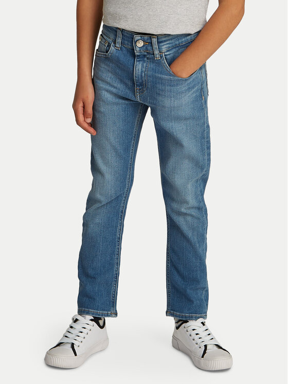 Calvin Klein Jeans Calvin Klein Jeans Blugi Essential IB0IB02306 Albastru Relaxed Fit