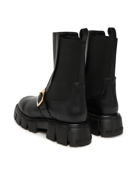 LOVE MOSCHINO LOVE MOSCHINO Kotníková obuv s elastickým prvkem JA24105G1NIA000036 Černá