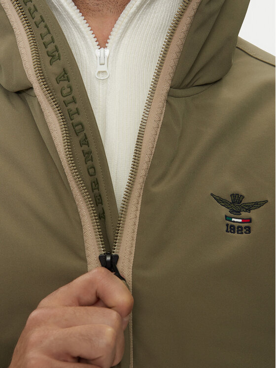 Aeronautica Militare Aeronautica Militare Prijelazna jakna 242AB2182CT3245 Zelena Regular Fit