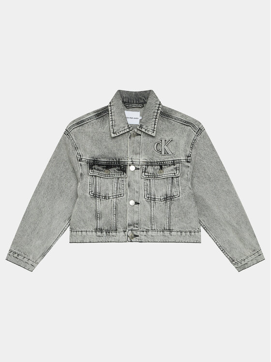 Calvin Klein Jeans Calvin Klein Jeans Giacca di jeans IG0IG02279 Grigio Relaxed Fit