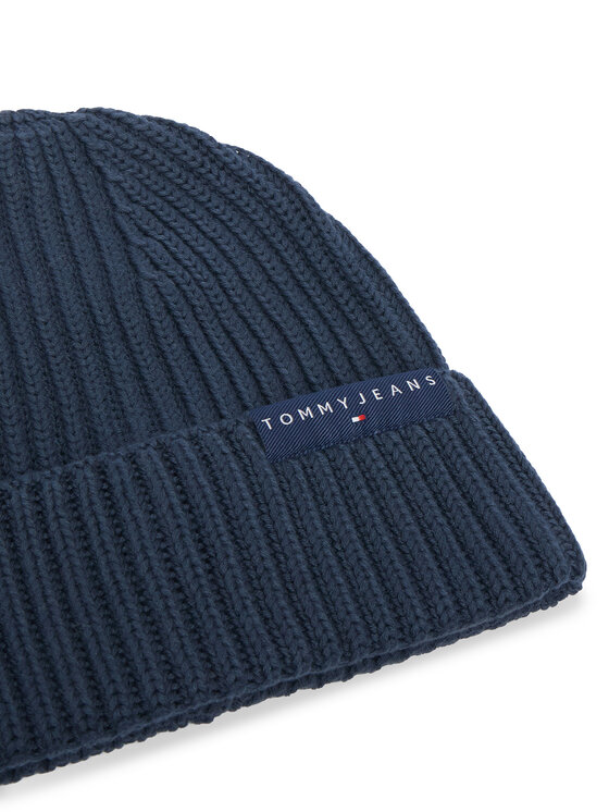 Tommy Jeans Tommy Jeans Kapa Tjm Linear Logo Beanie AM0AM14865 Tamnoplava