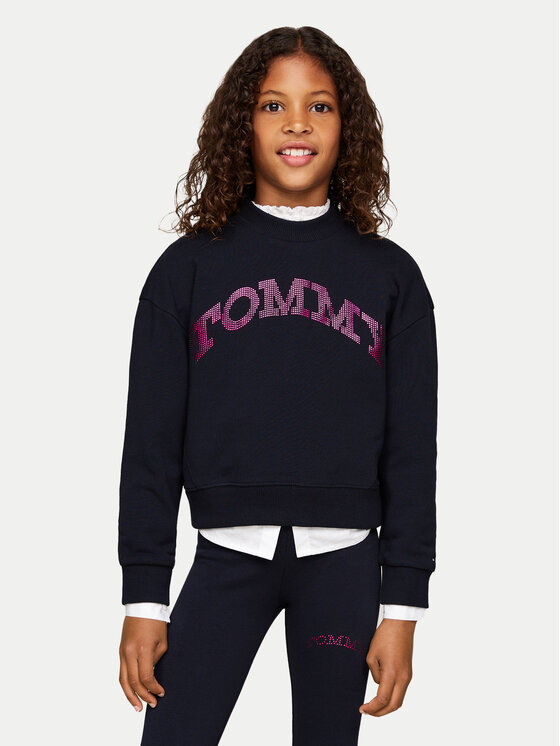 Tommy Hilfiger Bluză KG0KG08187 Bleumarin Regular Fit