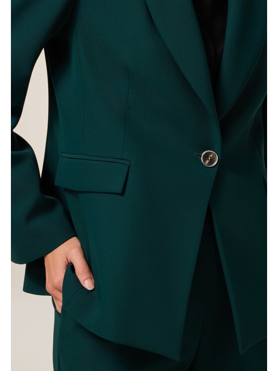 Oltre Oltre Giacca di transizione Q006R004628N015 Verde A-Line Fit