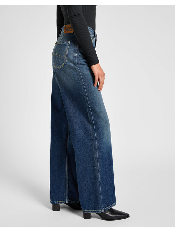 Lee Lee Jeansy STELLA A LINE Niebieski Slim Fit