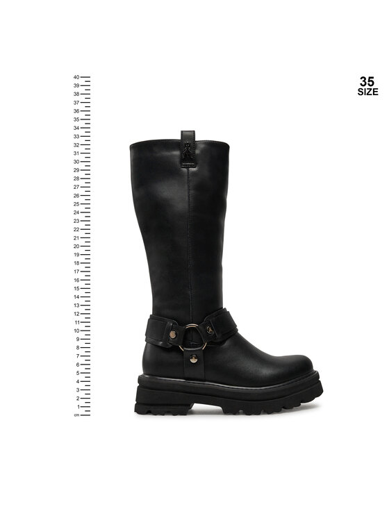 Patrizia Pepe Patrizia Pepe Cizme PJ898.01 Negru