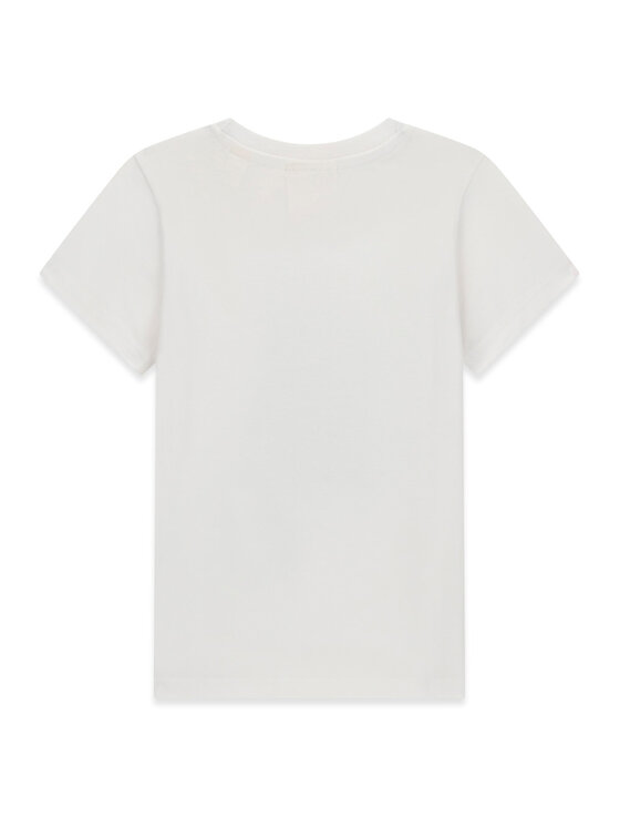 Guess Jeans Guess Jeans T-Shirt N6YI27 K6651 Biały Regular Fit