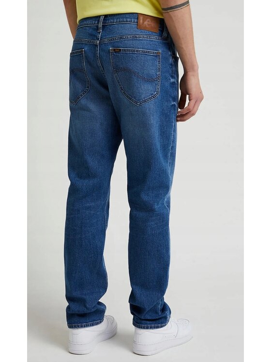 Lee Lee Jeansy West Niebieski Relaxed Fit