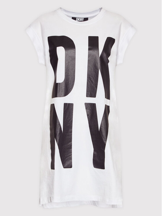 DKNY DKNY T-shirt P1RHRB2M Bijela Regular Fit