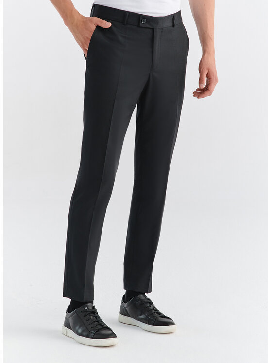 Pako Lorente Pako Lorente Spodnie garniturowe P000B-6G-004 Czarny Slim Fit