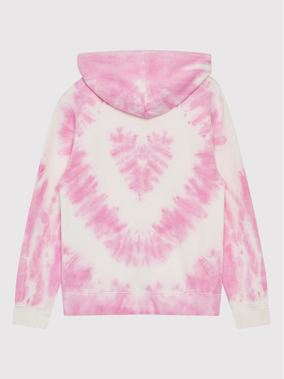 Vans Vans Džemperis Tie Dye Heart VN0A7RRR Rožinė Regular Fit