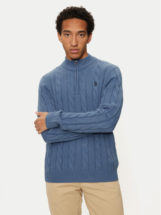 U.S. Polo Assn. U.S. Polo Assn. Džemper MUP3697 Plava Regular Fit
