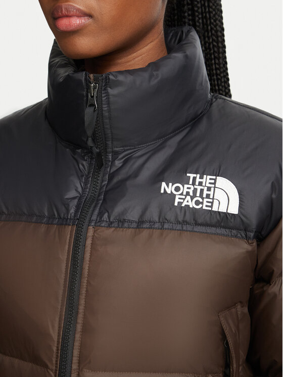The North Face The North Face Pūkinė striukė Nuptse NF0A5GGE Tamsiai ruda Regular Fit