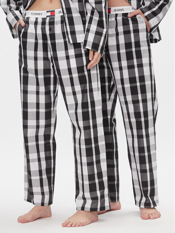Tommy Jeans Tommy Jeans Pijama UU0UU00084 Negru Regular Fit