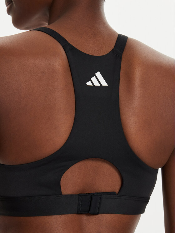 adidas adidas Sportski grudnjak Powerimpact Luxe Medium-Support Maternity IT2727 Crna Slim Fit