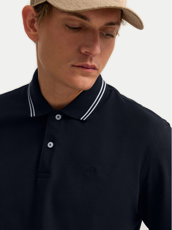 Bugatti Bugatti Poloshirt 8150-15001E Dunkelblau Regular Fit