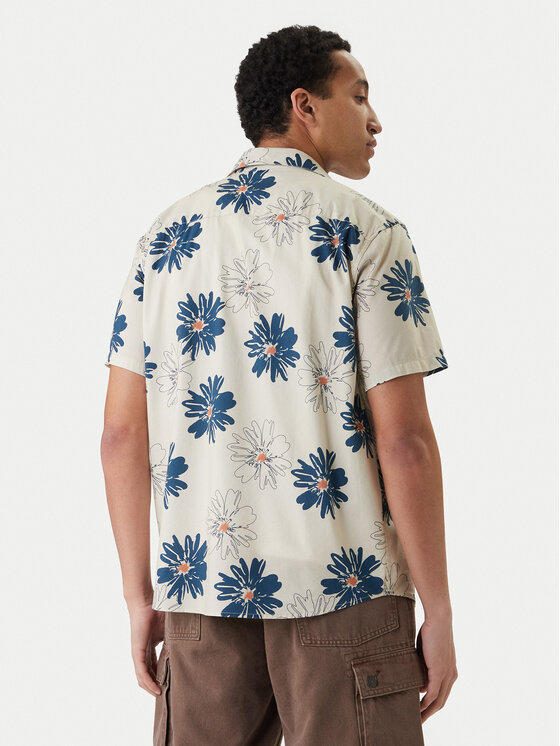 RVCA RVCA Srajca Resort AVYWT00520 Bež Relaxed Fit