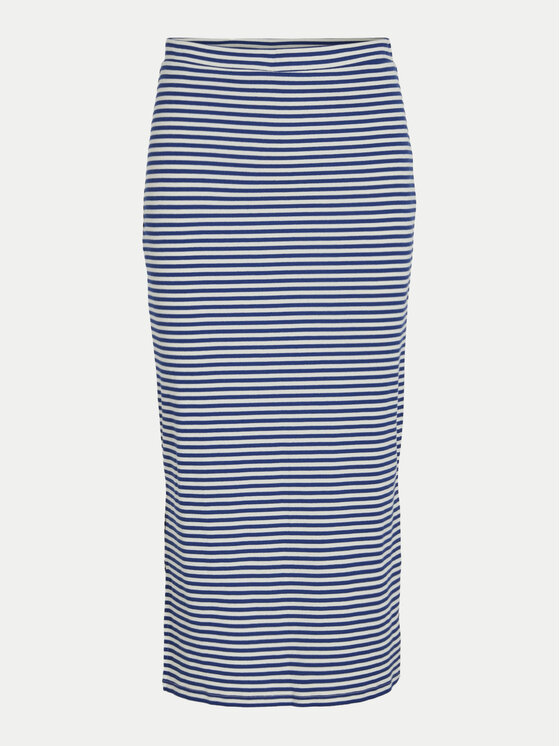 Vila Vila Spódnica ołówkowa Jada 14097496 Niebieski Regular Fit