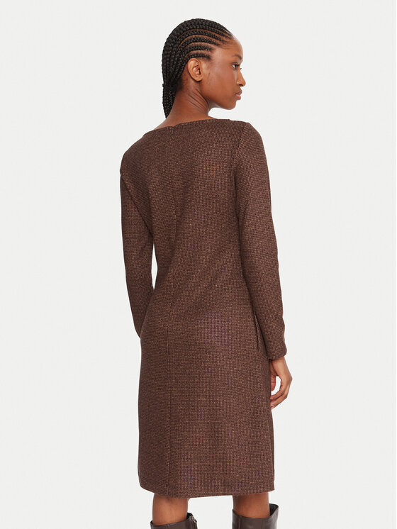 Weekend Max Mara Weekend Max Mara Pletena obleka Balocco 2525626062 Rjava Regular Fit