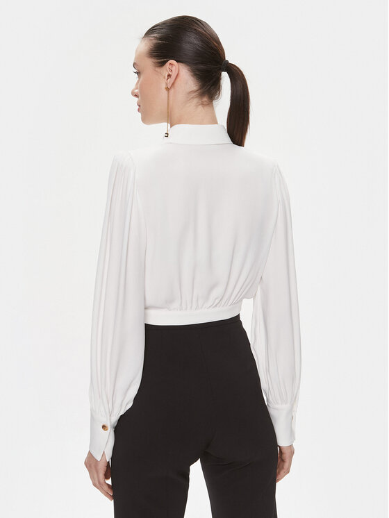 Elisabetta Franchi Elisabetta Franchi Koszula CA-T25-41E2-V350 Biały Regular Fit