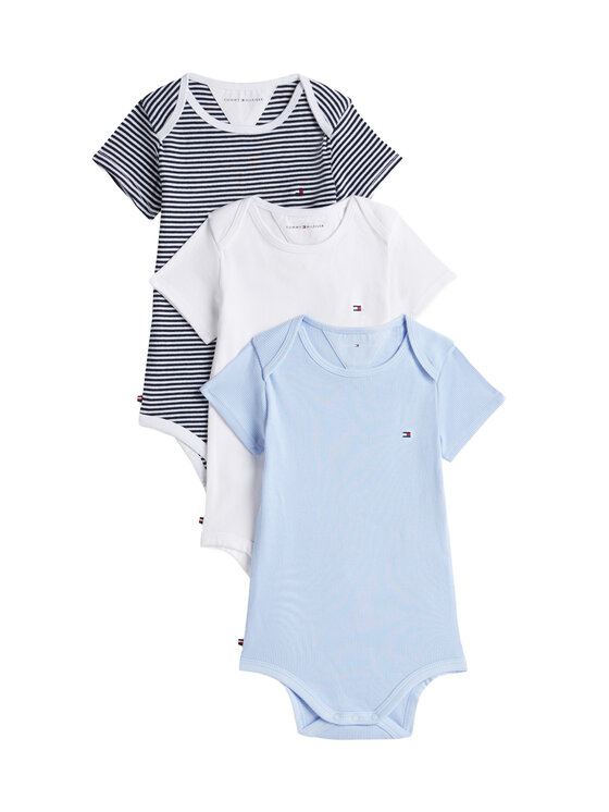 Tommy Hilfiger Set de body-uri pentru copii KN0KN02374 Albastru celest