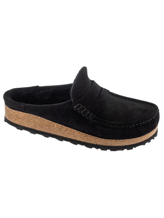 Birkenstock Birkenstock Klapki Naples Shearling Czarny