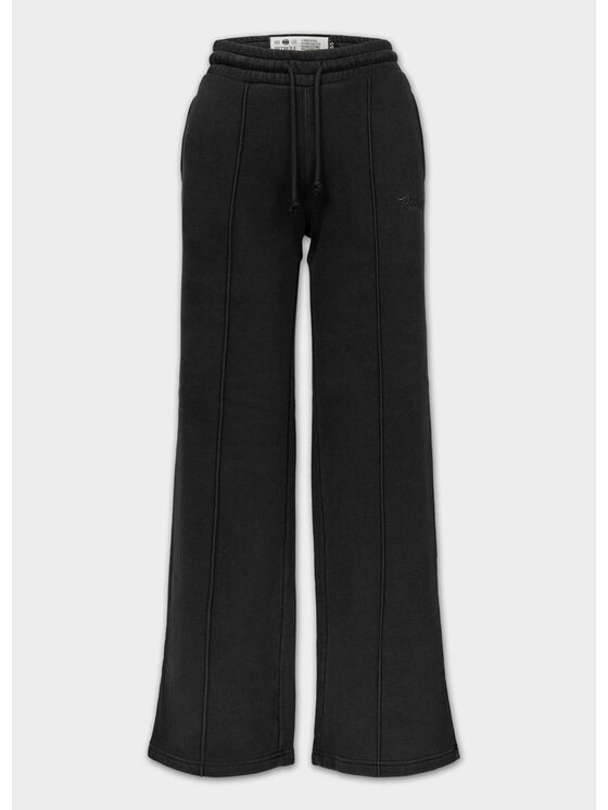 PITBULL PITBULL Spodnie dresowe Washed LOVIA WIDE LEG Szary Regular Fit