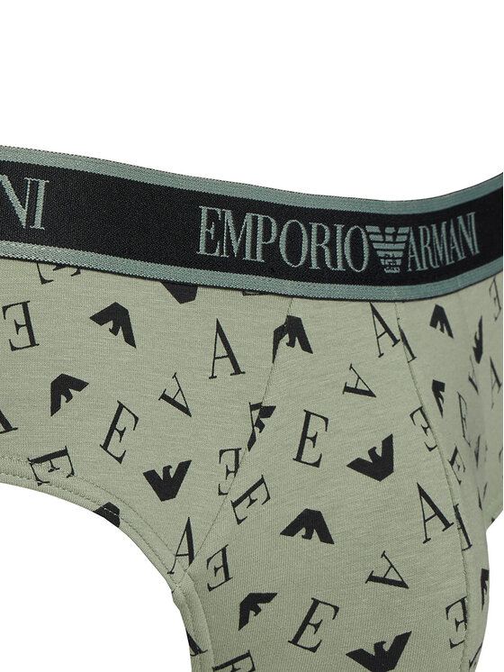 Emporio Armani Underwear Emporio Armani Underwear Komplet spodnjih hlač slip﻿ EM000258 AF25019 M5155 Zelena