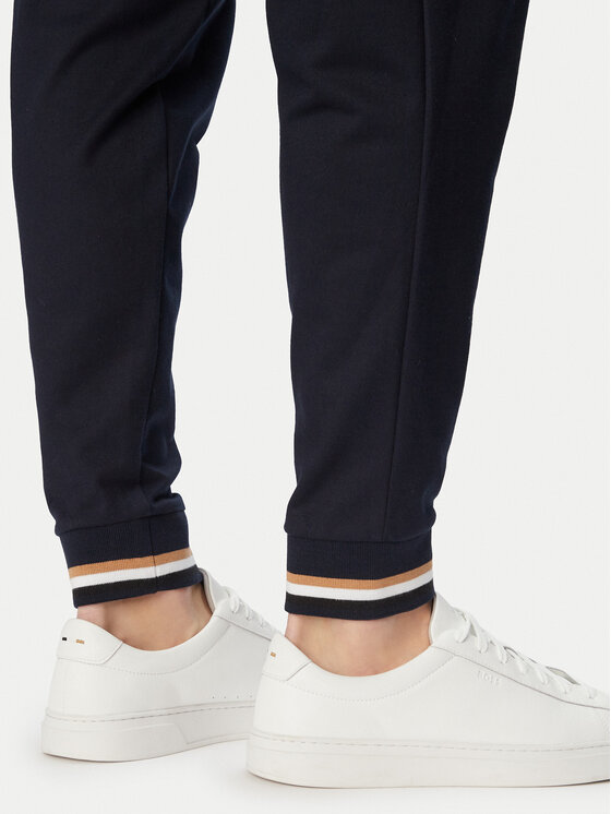 BOSS BOSS Sportinės kelnės Iconic 50554830 Tamsiai mėlyna Regular Fit