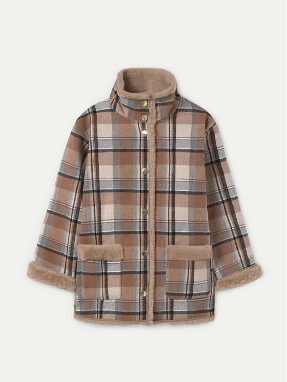 Mayoral Mayoral Зимно палто 7476 Кафяв Regular Fit
