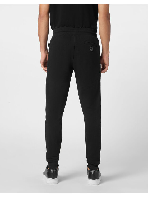 PHILIPP PLEIN PHILIPP PLEIN Jogger nohavice 11655 Čierna Jogger Fit