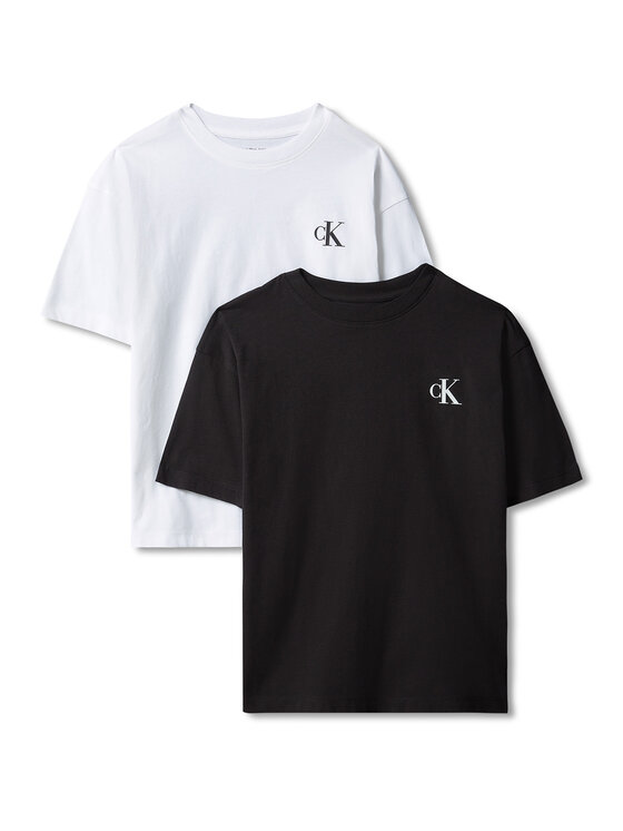 Calvin Klein Jeans Calvin Klein Jeans Комплект тениски Monogram LVCKTJI19B Цветен Slim Fit