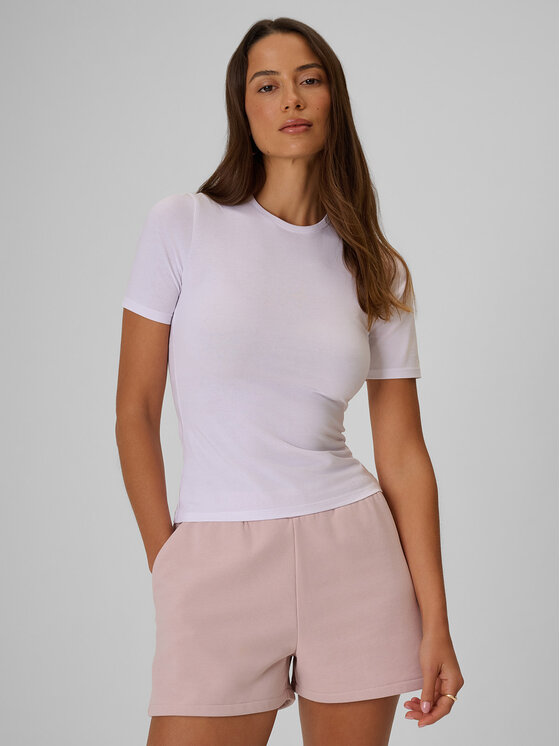 4F 4F T-Shirt ESSENTIAL 3 Biały Slim Fit