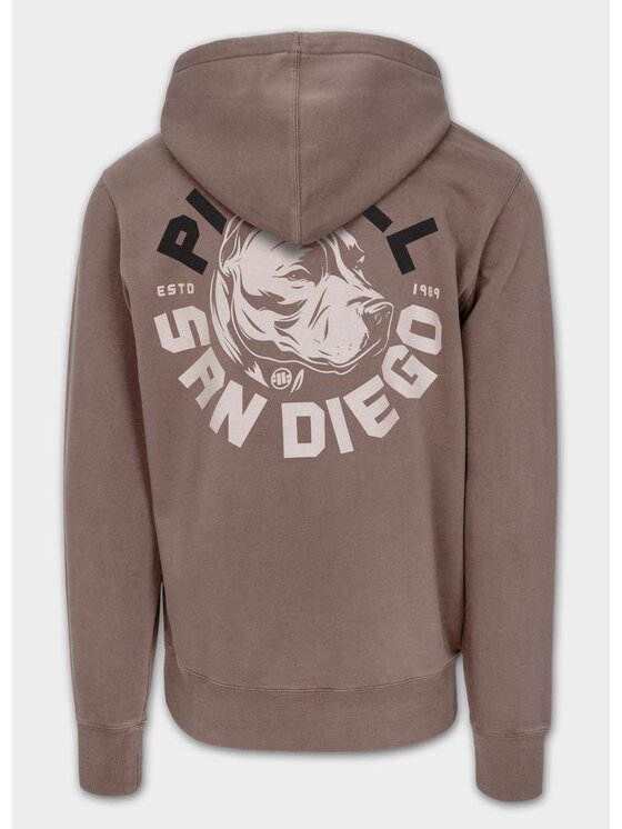 PITBULL PITBULL Bluza DOG SD Bordowy Regular Fit