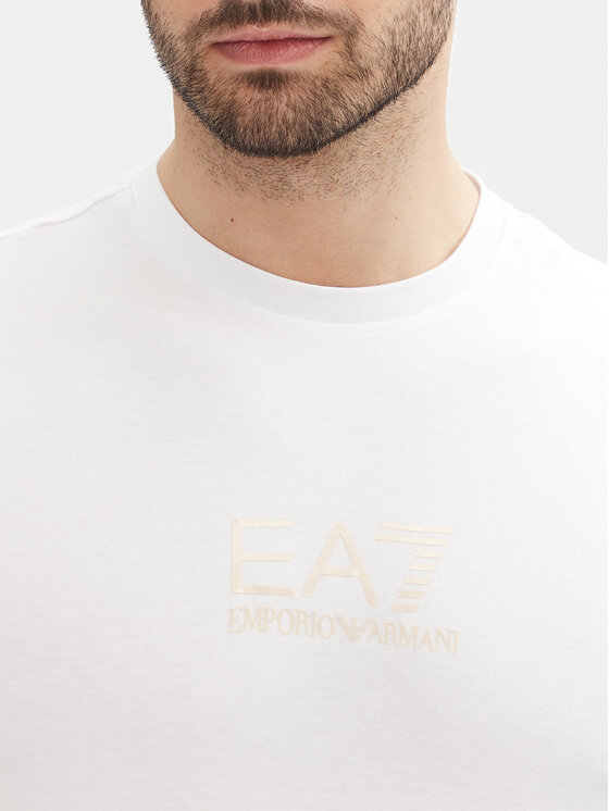EA7 Emporio Armani EA7 Emporio Armani T-shirt 7M000301 AF13739 U0002 Bijela Slim Fit