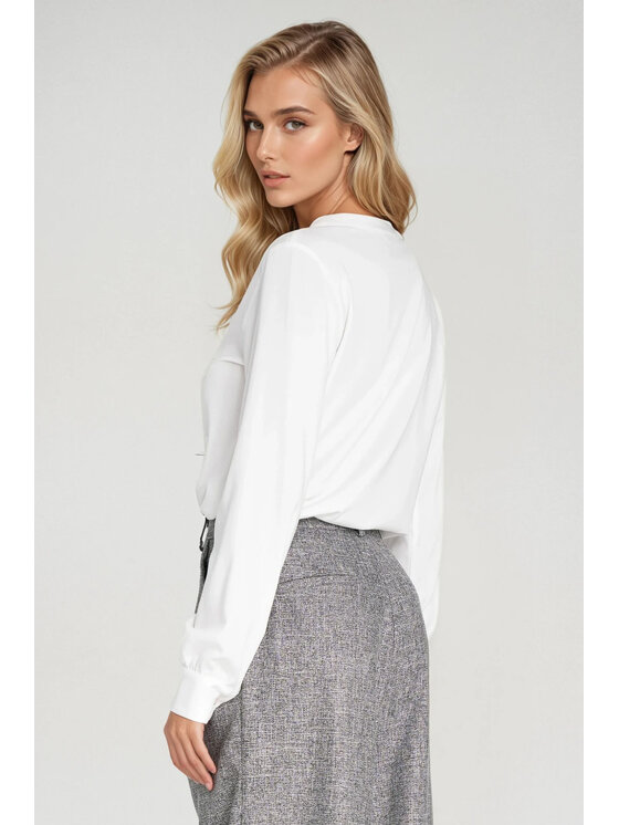 NIFE NIFE Halenka B196 Écru Regular Fit