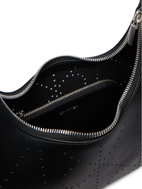 Calvin Klein Calvin Klein Kabelka Emblem Aop Perfor Lthr Bag LV04F3367G Černá