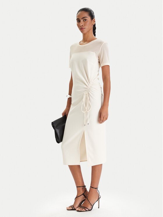 Patrizia Pepe Patrizia Pepe Abito da cocktail 8A1596/A701-W409 Écru Regular Fit
