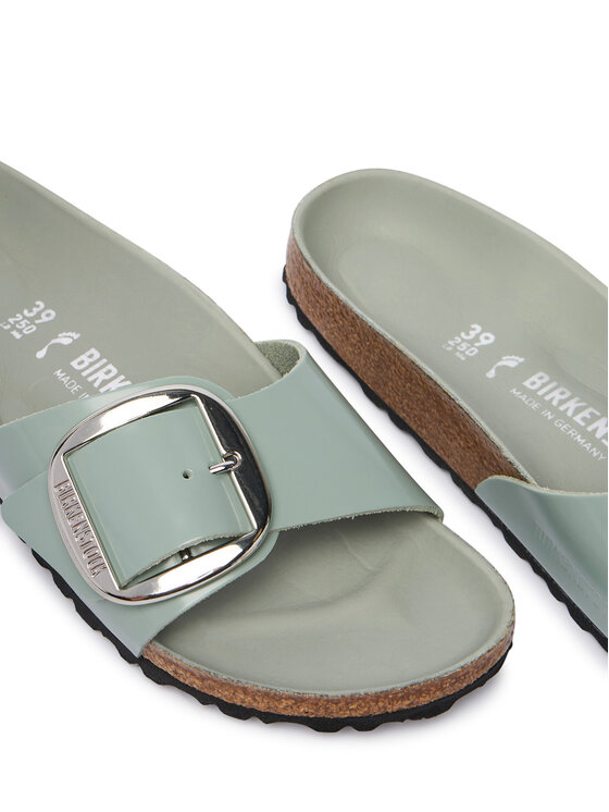 Birkenstock Birkenstock Klapki Madrid Big Buckle Hex 1031788 Zielony