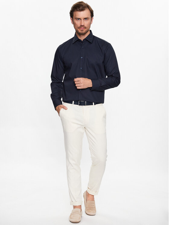 BOSS Boss Cămașă 50473265 Bleumarin Regular Fit