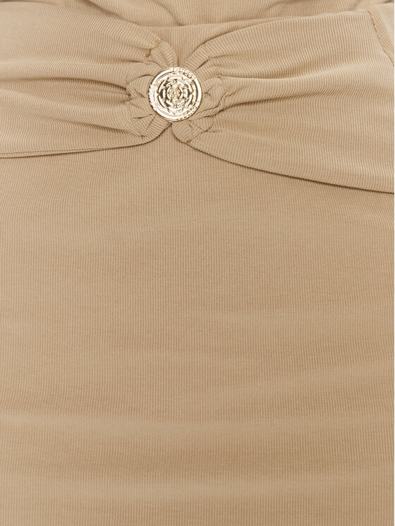 Guess Guess Miniszoknya W4RD81 KAQL2 Bézs Bodycon Fit