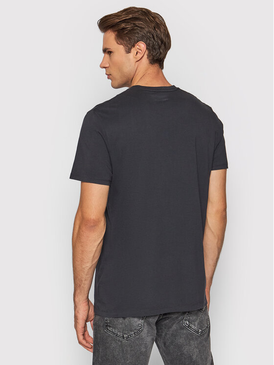 Wrangler Wrangler T-Shirt Collegiate W7K2D3XV6 112141565 Czarny Regular Fit