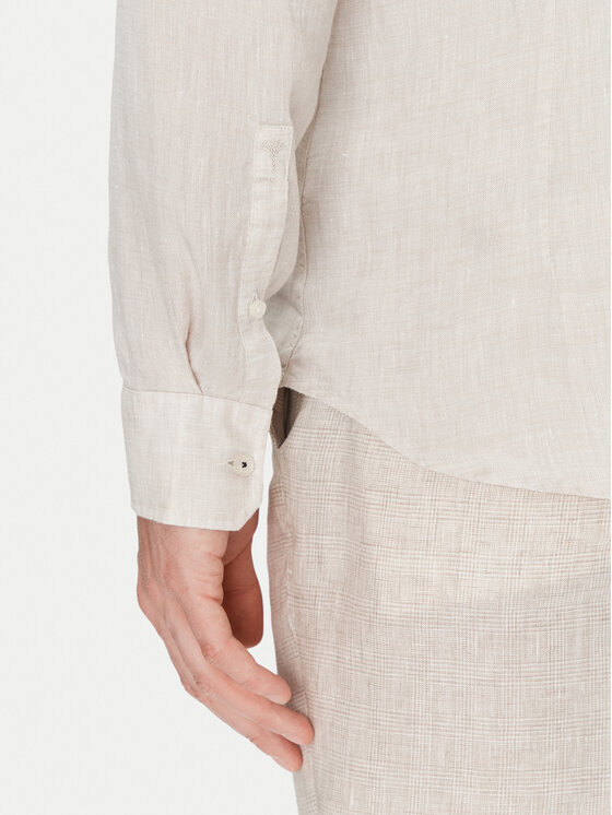 JOOP! JOOP! Cămașă 17 JSH-146Pai-W 30046075 Écru Slim Fit