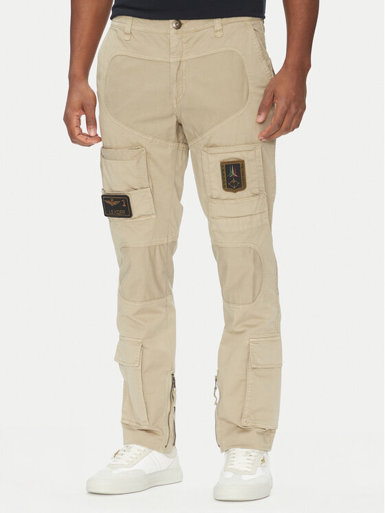 Aeronautica Militare Aeronautica Militare Hlače 251PA1387CT1493 Bež Regular Fit