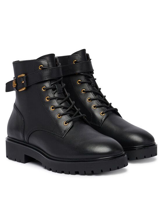 LAUREN RALPH LAUREN LAUREN RALPH LAUREN Šnurovacia obuv Allyson Logo Bo Bte 802P12046001 Čierna