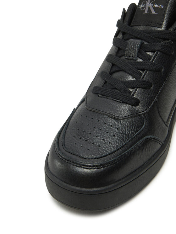 Calvin Klein Jeans Calvin Klein Jeans Tenisice Basket Cup Low Laceup Tumbled YM0YM01150 Crna